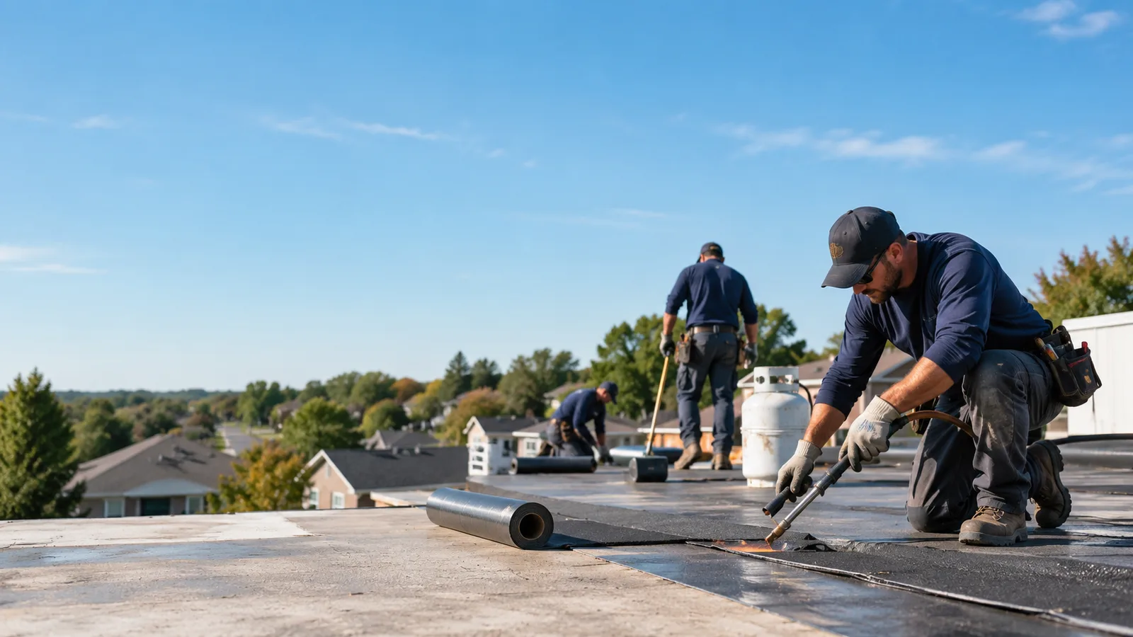 Flat Roof Leak Repair providers in Frontenac, KS